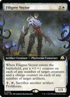 Filigree Vector March of the Machine- Commander decks Bordless